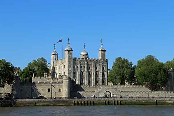 The London Tower from Thames