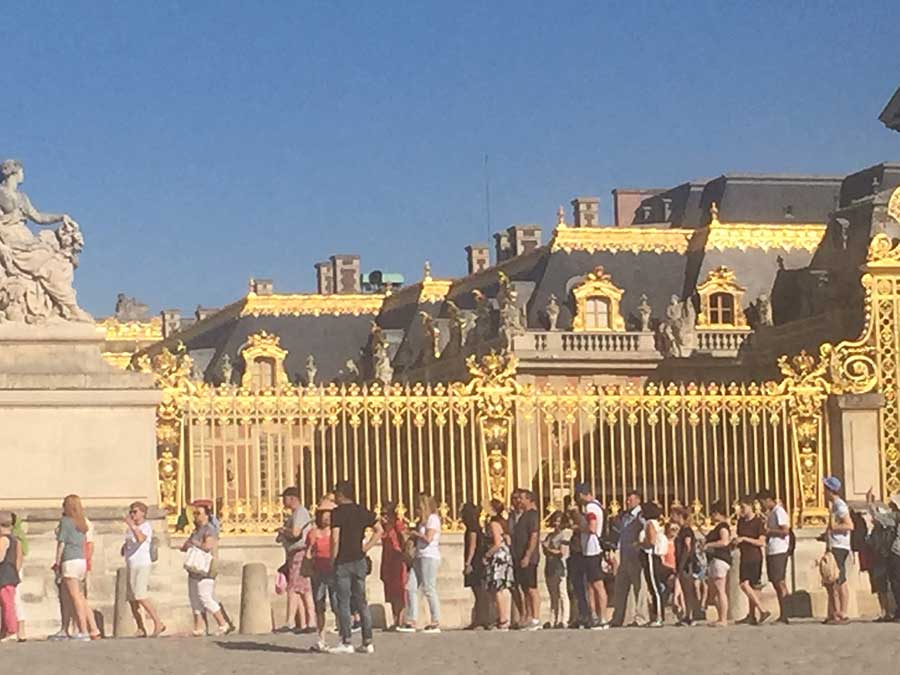 Versailles golden gates